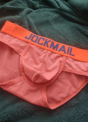 Мужские трусы брифы из сетки jockmail4 фото