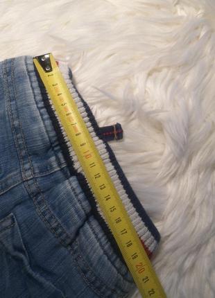 Джинсы брюки на 12-18 месяцев 86 штанишки брюки джинсовые8 фото