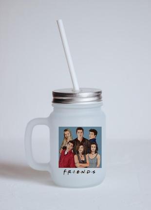 Баночка для напитков друзья friends