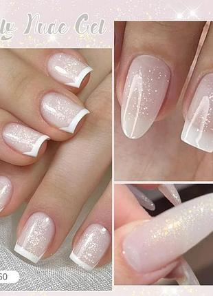 Гель гель лак для ногтей маникюра jelly nude gel