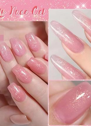 Гель гель лак для ногтей маникюра jelly nude gel2 фото