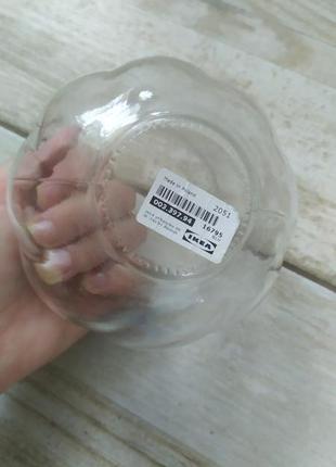Скляна ваза ikea1 фото