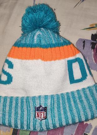 Зимняя шапка new era nfl miami dolphins6 фото