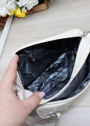 Сумка сумочка клатч из мягкой экокожи на два отделения с карманами8 фото