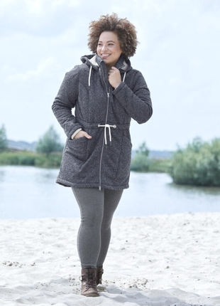 Жіноча флісова куртка на хутрі esmara євро розмір л 44/46 наш 52/54р.