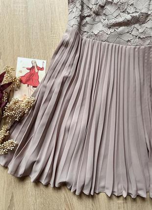 Платье кружево + юбка плиссе3 фото