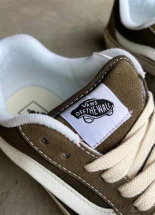 Мужские кеды vans knu skool khaki7 фото