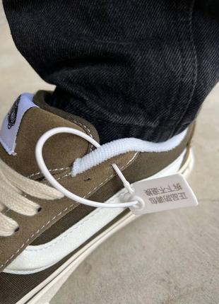 Мужские кеды vans knu skool khaki3 фото