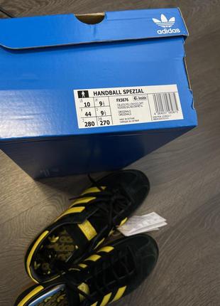 Кроссовки adidas handball spezial black/yellow fx56765 фото