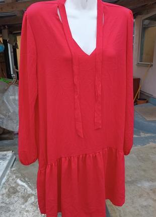 Женское платье, красное платье, шикарное платье, короткое платье2 фото