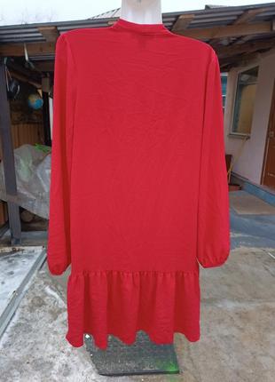 Женское платье, красное платье, шикарное платье, короткое платье6 фото