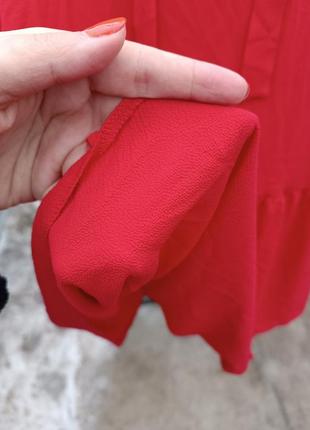 Женское платье, красное платье, шикарное платье, короткое платье7 фото