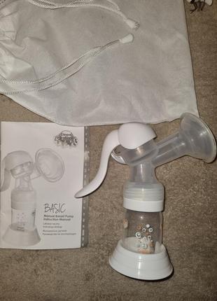 Молокоотсос canpol babies, использовали 2 раза, состояние нового, ручной, в наборе...