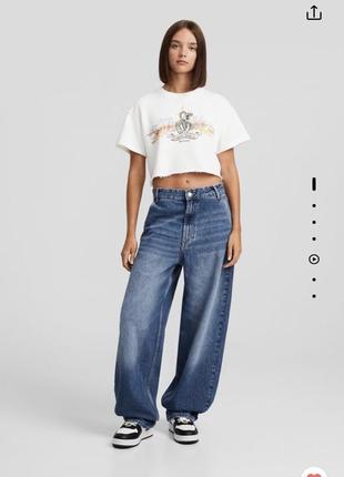 Skater bershka бершка скейтер джинсы джинси 30 32 34 36 38 40 42 44