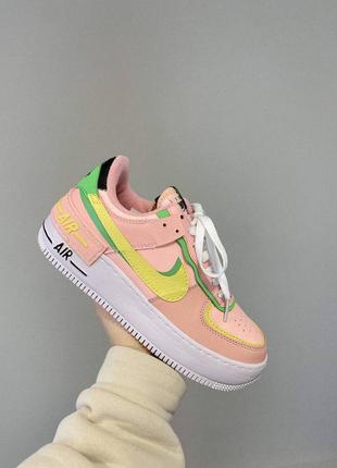 Nike air force 1 shadow arctic punch3 фото