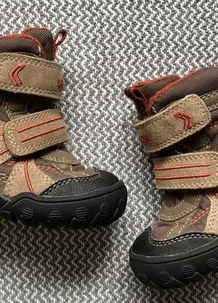 Geox tex германия 22 р. кожа замша ботинки кроссовки демисезонные мембранные мембрана черевики2 фото