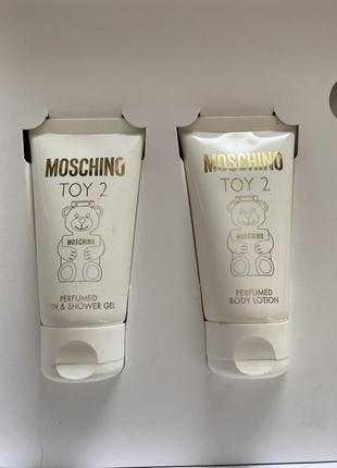 Набор новый лосьон для тела и гель для душа парфюмированный moschino toy 2