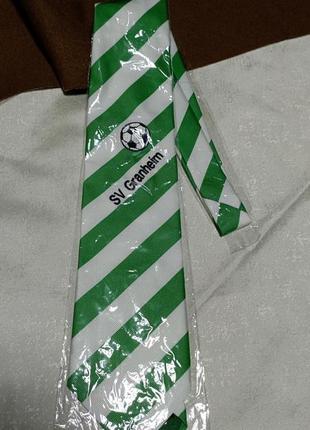 Краватка зелено-біла ( галстук)
