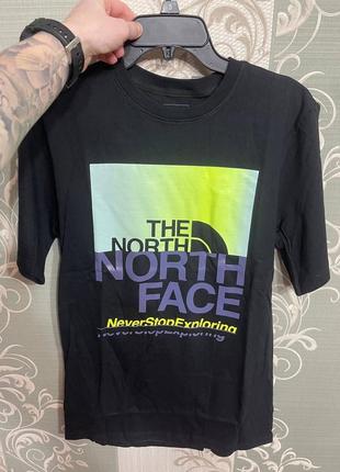 Футболка the north face nse box back print logo t-shirt in white