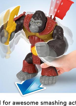 Игрушка silverback gorilla smash 20см горилла fisher-price amaginext4 фото