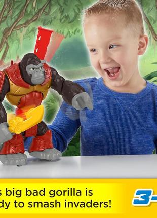 Игрушка silverback gorilla smash 20см горилла fisher-price amaginext5 фото