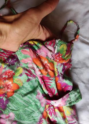 Французский сарафан, платье в цветочный принт2 фото