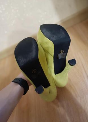 Туфли желтого цвета2 фото