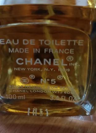 Chanel no5 eau de toilette туалетная вода для женщин, 100 мл.5 фото