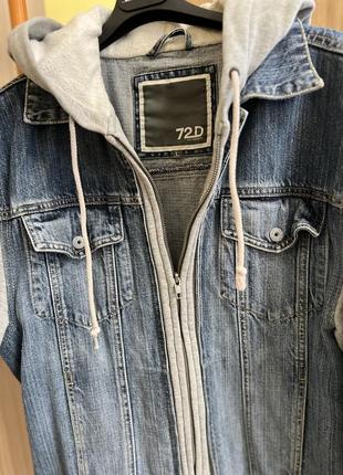 Джинсовая мужская куртка размер л6 фото