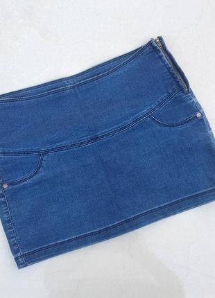 Юбка джинсовая коттон р.361 фото