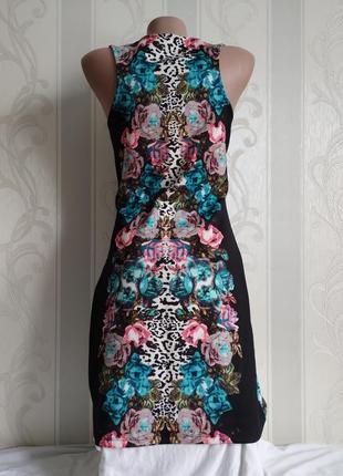 Сукня у квітковий і леопардовий принт2 фото