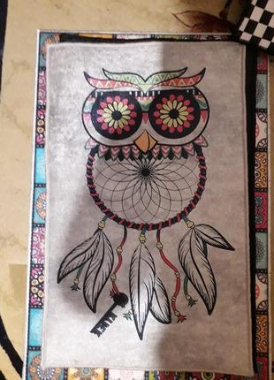 Коврик сова -ловець - снів, тор , квітка життя