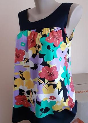 Яскрава футболка туніка для вагітних dorothy perkins, uk 12