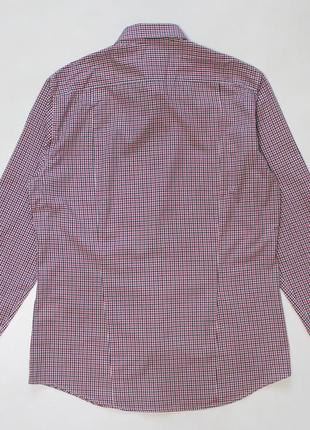 Классная приталенная рубашка в мелкую клетку от h&amp;m6 фото