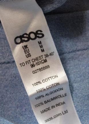 Стильна подовжена (longline) джинсова сорочка у вінтажному дизайні від asos4 фото