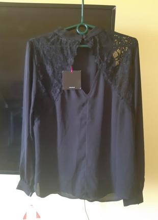 Блуза ,кофта ,кружево фирменная италия ! размер м,л7 фото