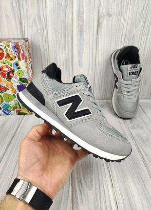 New balance 574 l.gray black