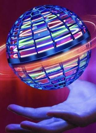 Летающий шар спиннер, светящийся flynova pro gyrosphere игрушка мяч бумеранг2 фото