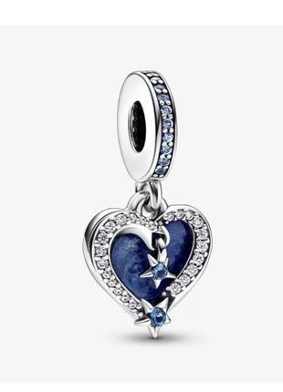 Серебряная бусина шарм подвеска подвес серебро пандора pandora silver s925 925 проба аle с биркой и пломбой клипса шарм-клипса