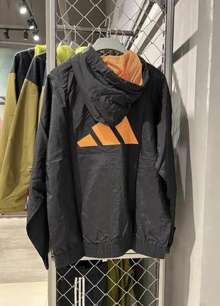 Куртка вітрівка adidas rompevientos future icons black hf4851