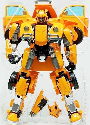 Робот трансформер бамблбі жук bumblebee transformers зі звуковими та світловими ефектами 34 см лорекс
