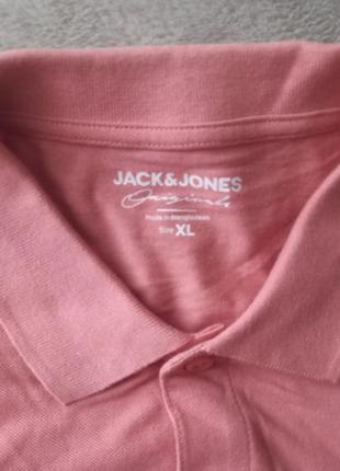 Брендова футболка поло jack&jones.5 фото