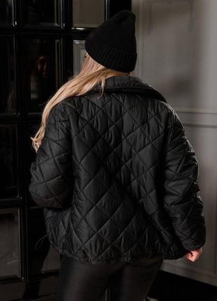 Женская стеганая короткая весенняя осенняя куртка,женская стеганая весенняя короткая куртка5 фото