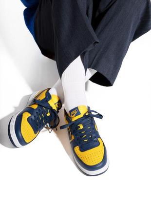 Nike terminator low blue/yellow7 фото