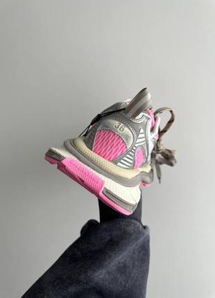 Кроссовки в стиле balenciaga 3xl pink silver premium7 фото