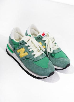 New balance 574 green/yellow8 фото