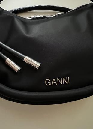 Ganni knotted crossbody bag сумка bimba y lola cos