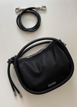 Ganni knotted crossbody bag сумка bimba y lola cos