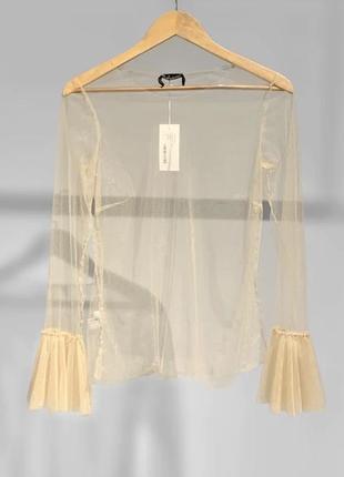 Дизайнерская блуза susanne bommer tulle top2 фото
