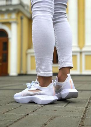 Кроссовки nike vista lite полностью белого цвета сеточка (36-40)3 фото